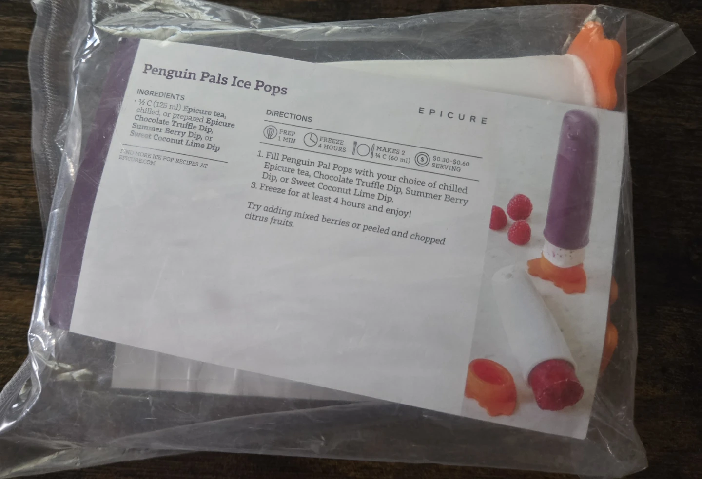 EPICURE Penguin Pal Pops Ice Pop Molds