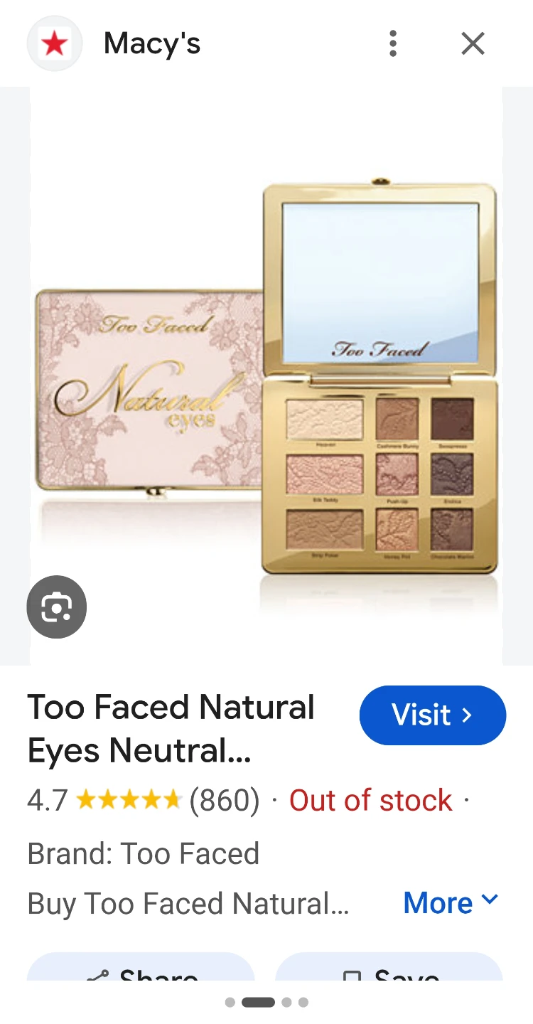 Too Faced Natural Eyes Neutral Eye Shadow Palette - photo 2