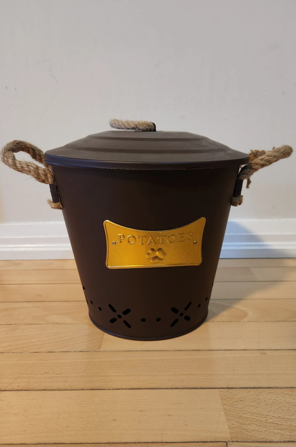 Metal Potato Storage Bin