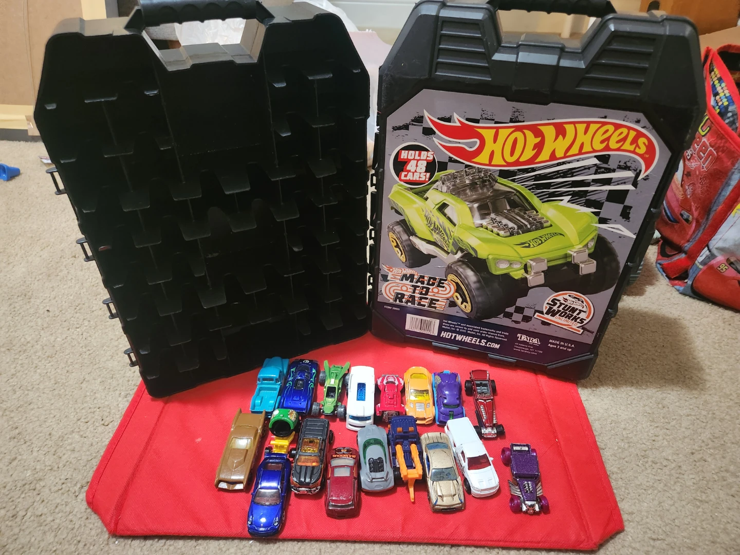 Hot Wheels 48-Car Case with Assorted Toy Cars