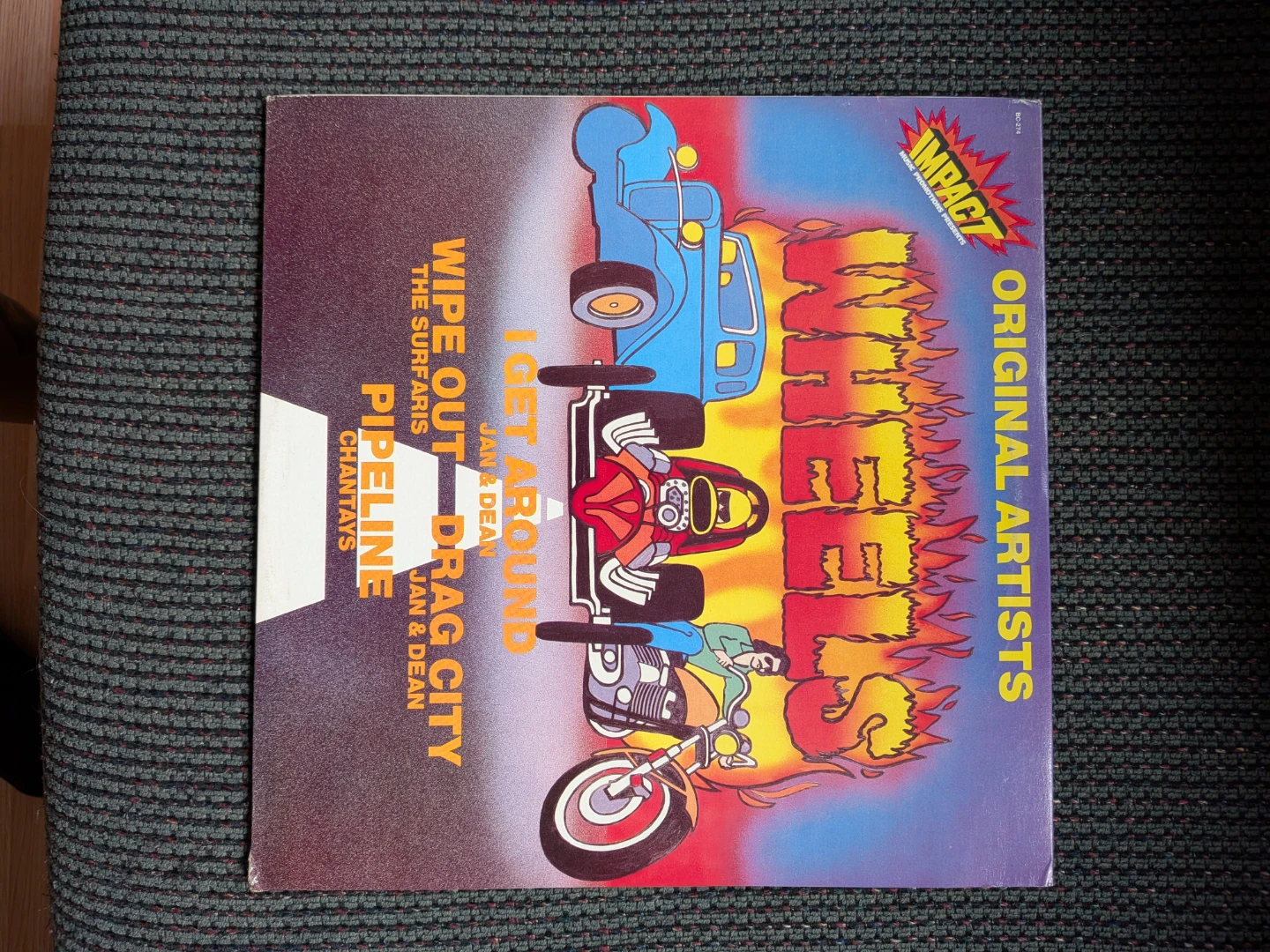 Wheels Original Artists Canadian Vinyl LP Impact BC 274