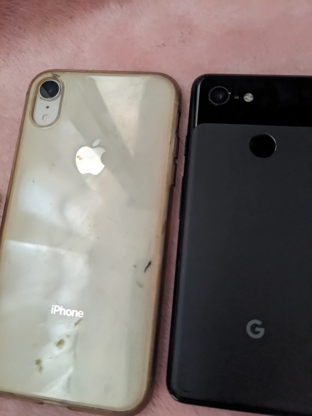 Apple iPhone and Google Pixel smartphones