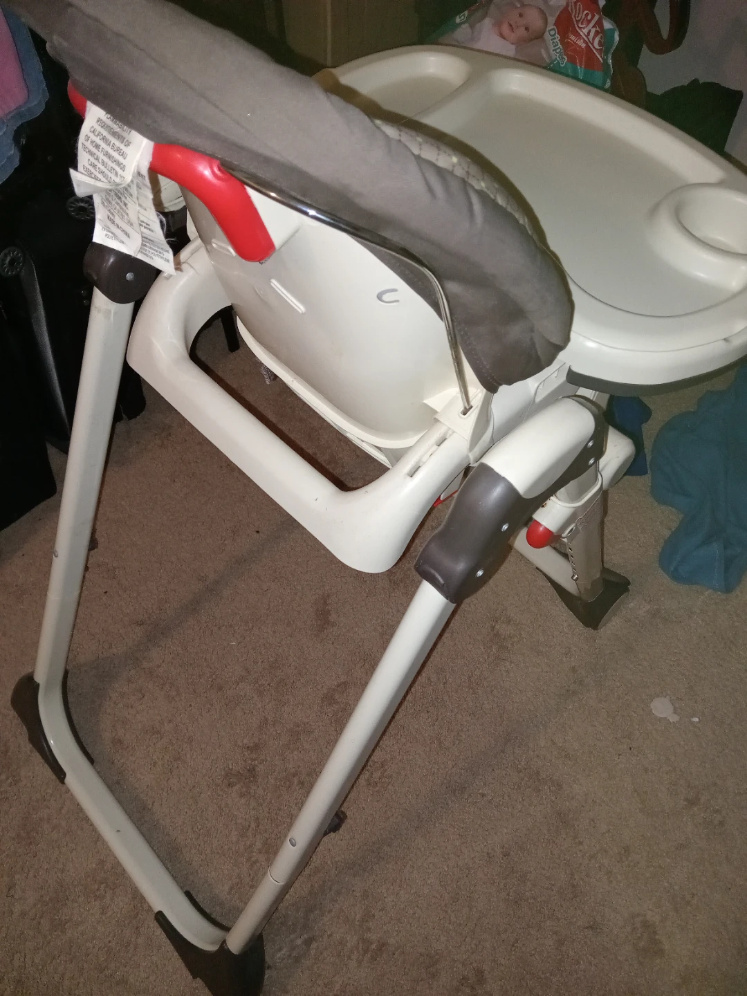 Baby High Chair with Owl Print - photo 2