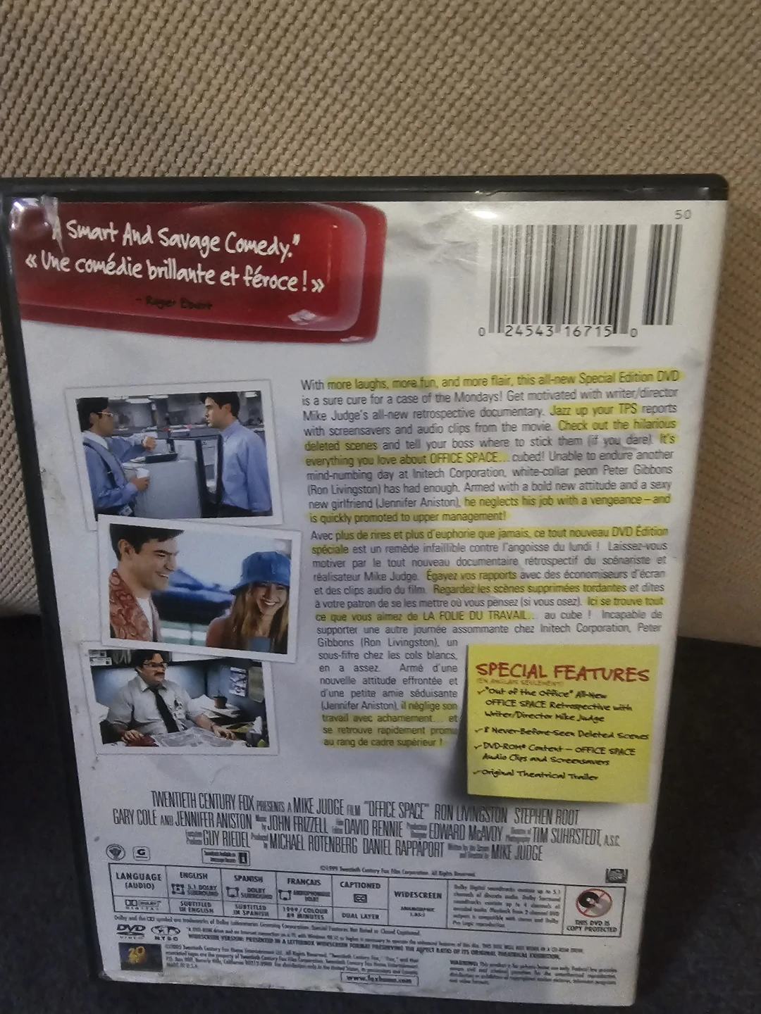 Office Space Special Edition DVD - photo 2