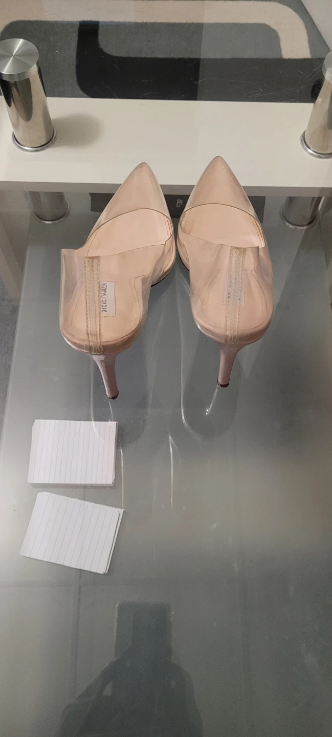 Steve Madden Clear Stiletto Heels - photo 2