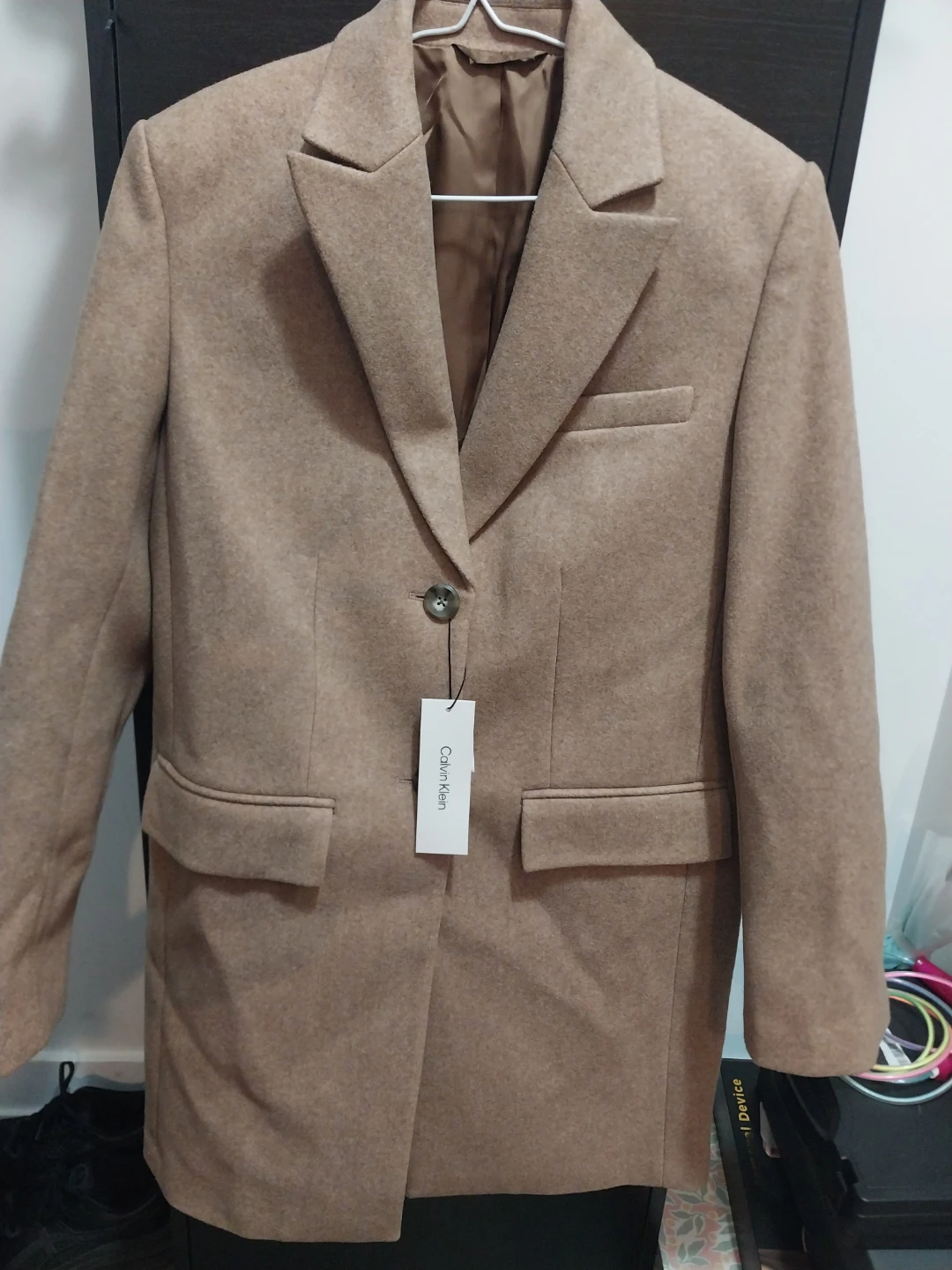 Calvin Klein Tan Coat Size XS - photo 2
