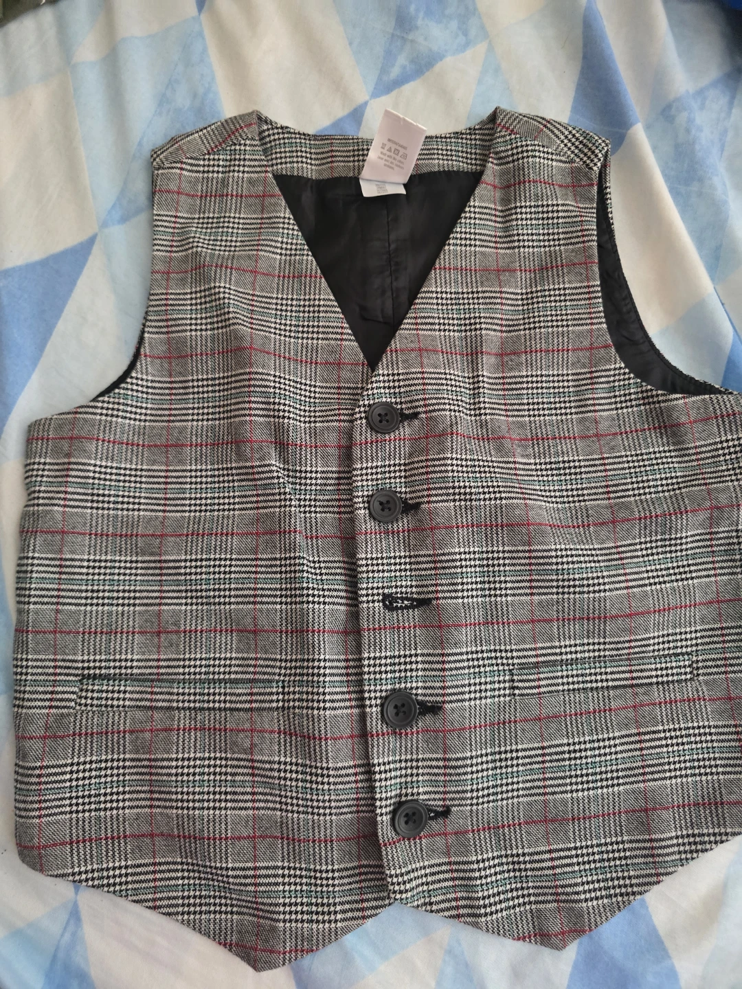 Gymboree Plaid Vest - Size 8
