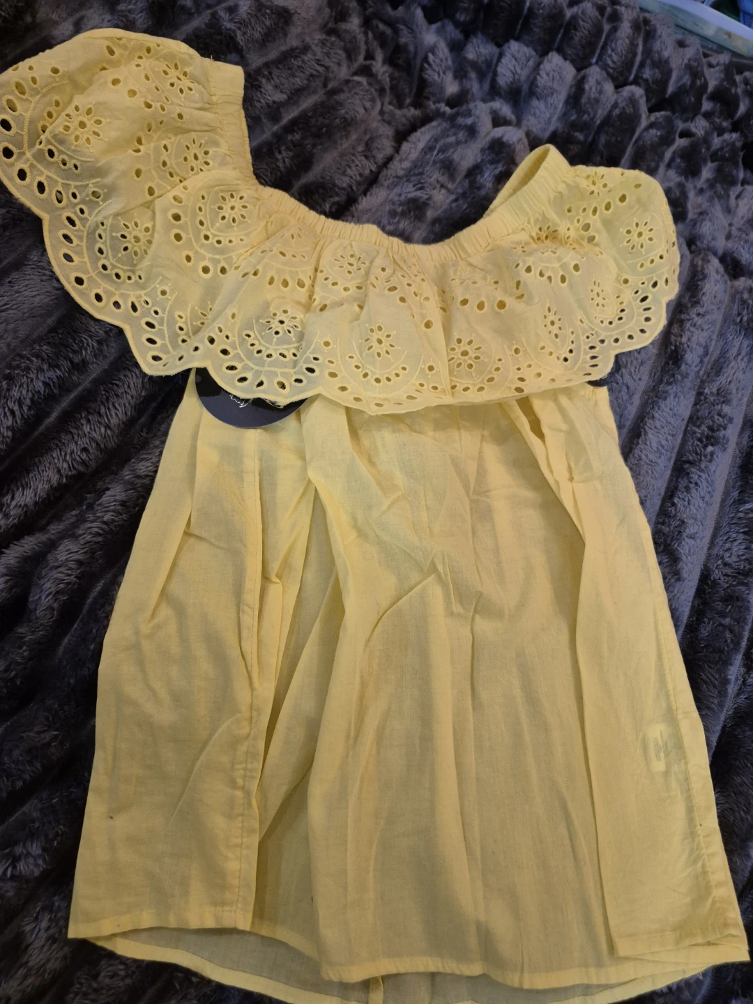 Atmosphere Yellow Bardot Top - photo 3