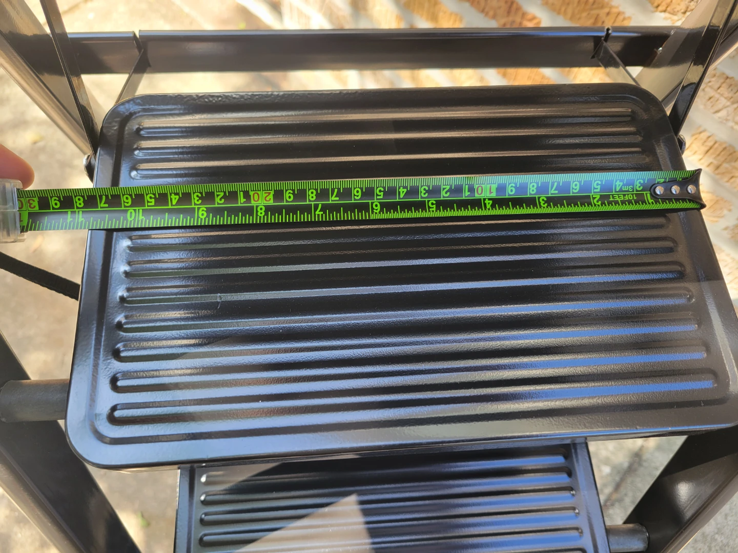 Brand new. 6-Step Folding Ladder, Black - photo 5