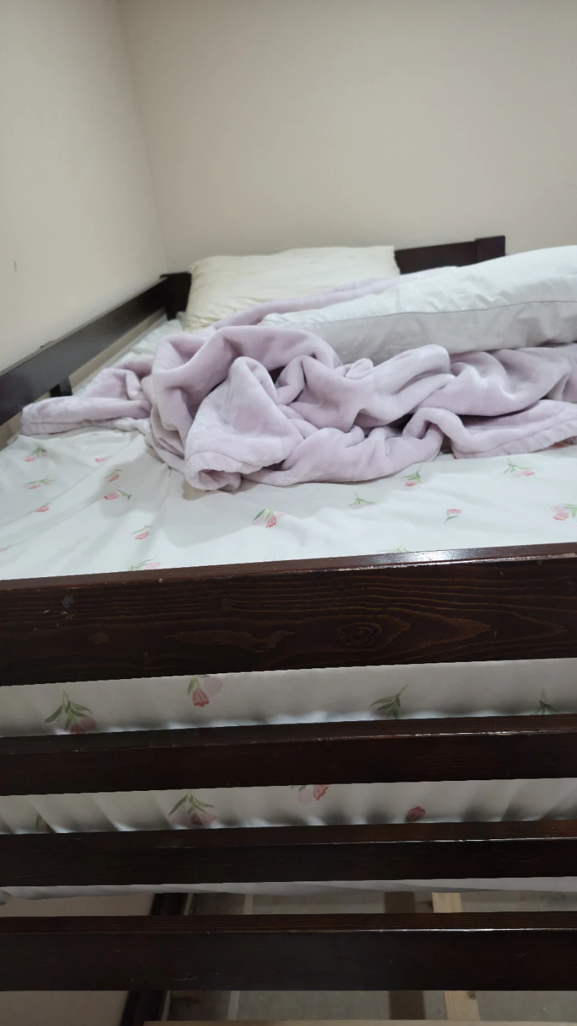 Dark Wood Double/Full & Twin Bunk Bed with Storage Drawers - photo 4