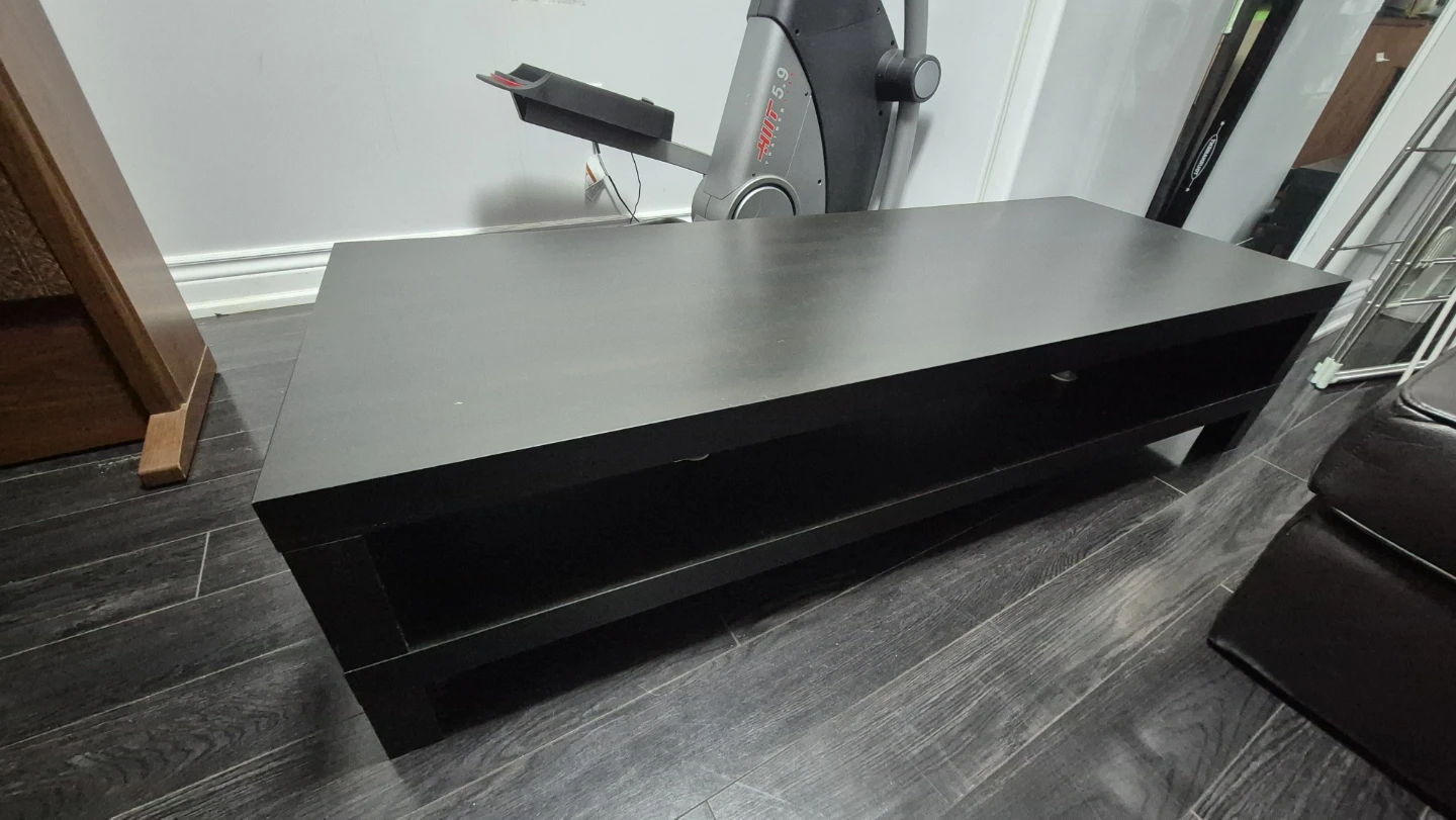 IKEA Black TV Stand - photo 2