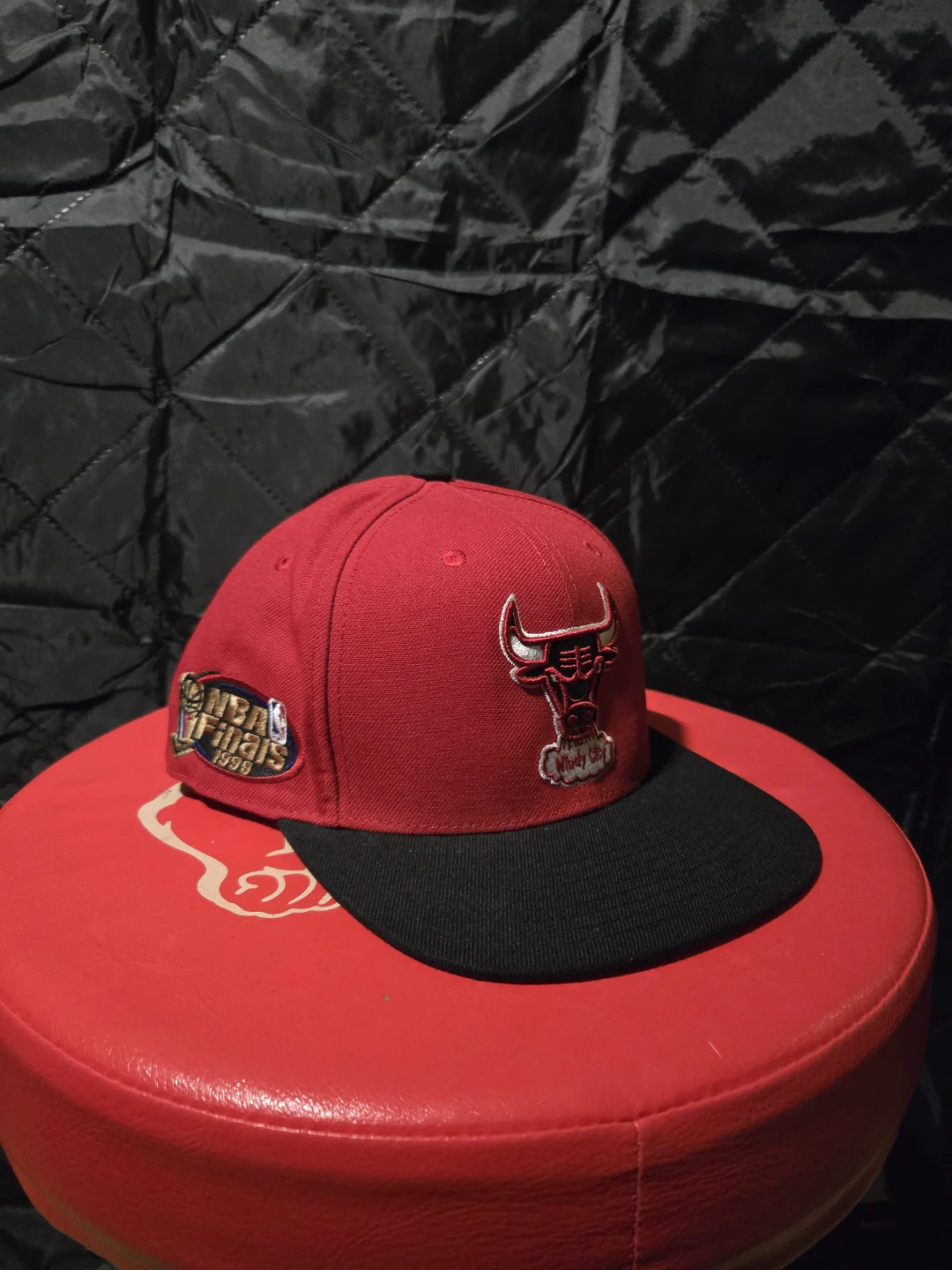Mitchell & Ness Chicago Bulls Fitted Hat Size 7 1/2