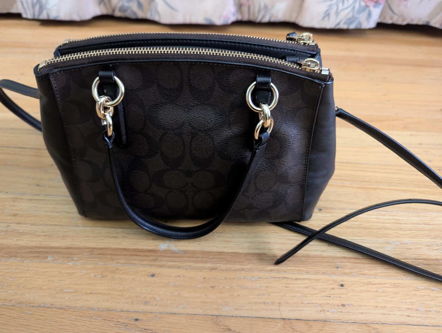 Coach Signature Print Handbag - photo 3