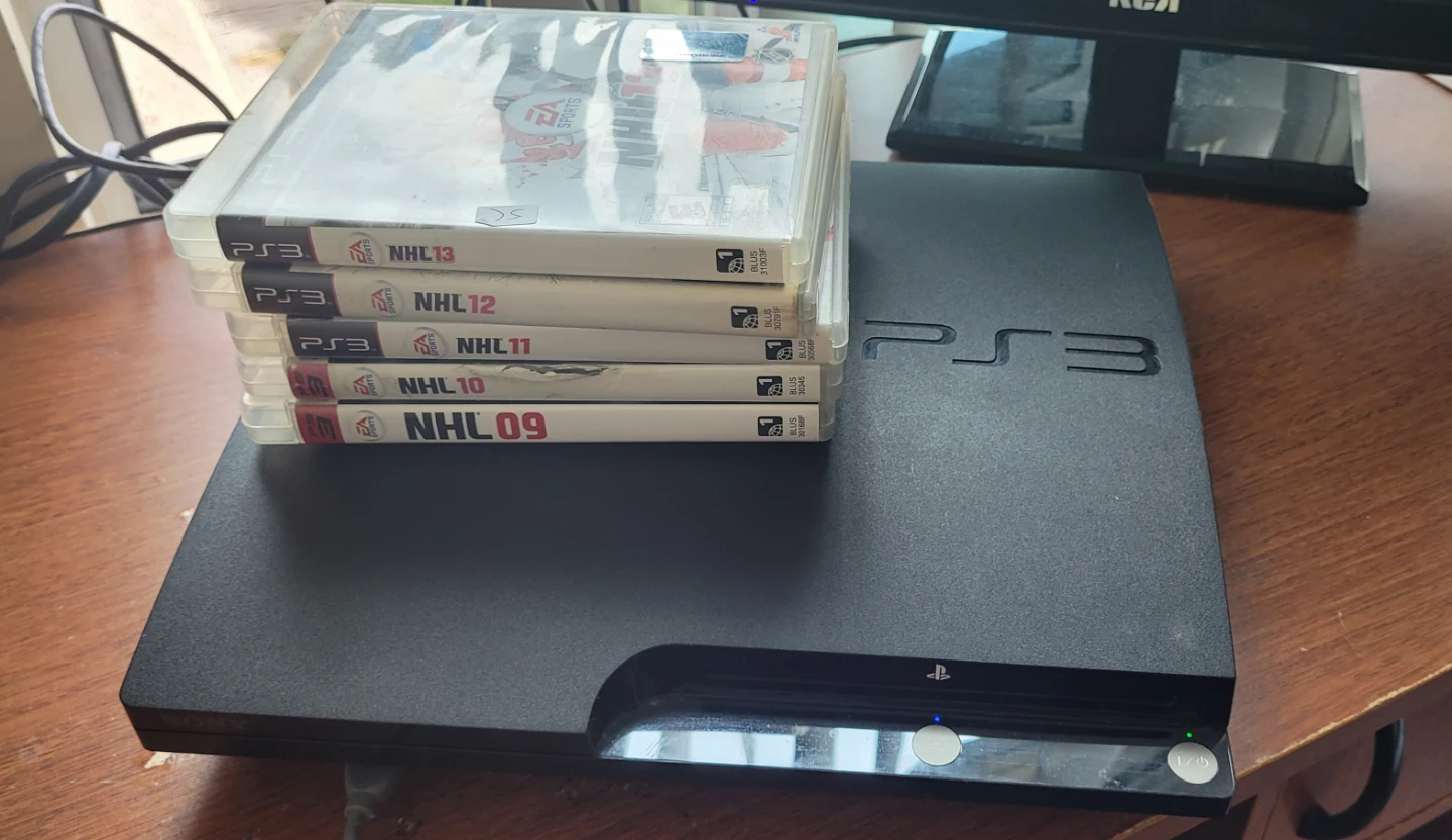 PlayStation 3 Console with NHL Games