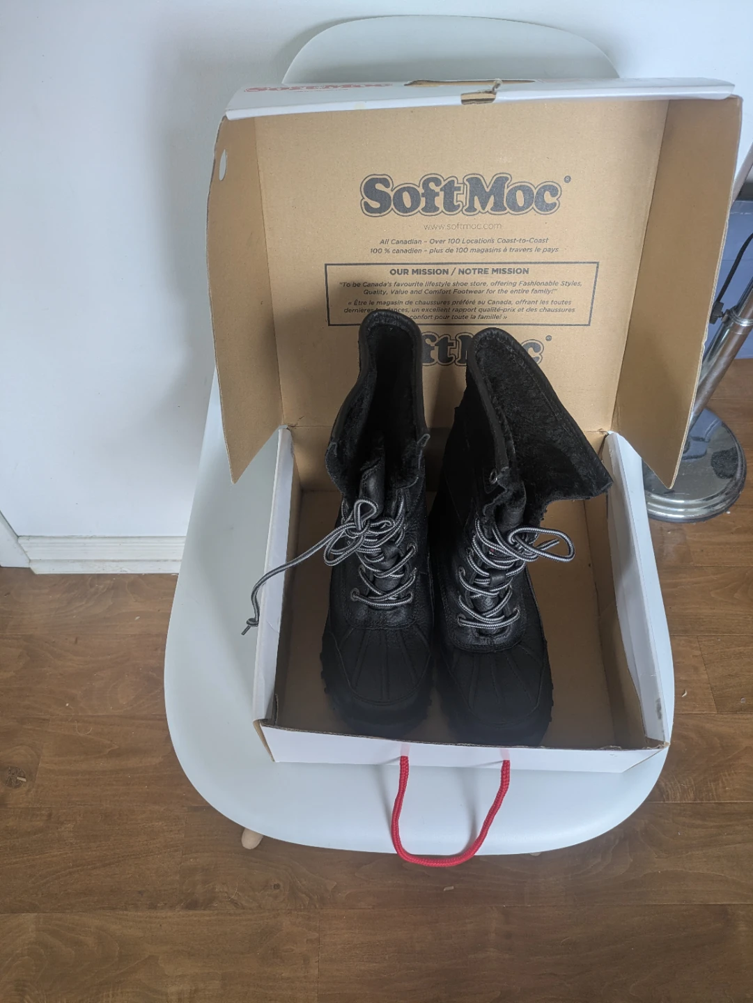 SoftMoc Black Winter Boots
