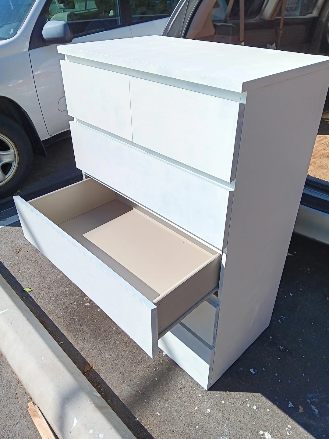 IKEA Malm 6-Drawer Dresser White - photo 4