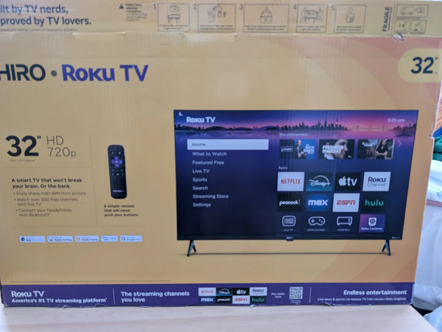 Hiro 32" HD 720p Roku Smart TV - photo 2