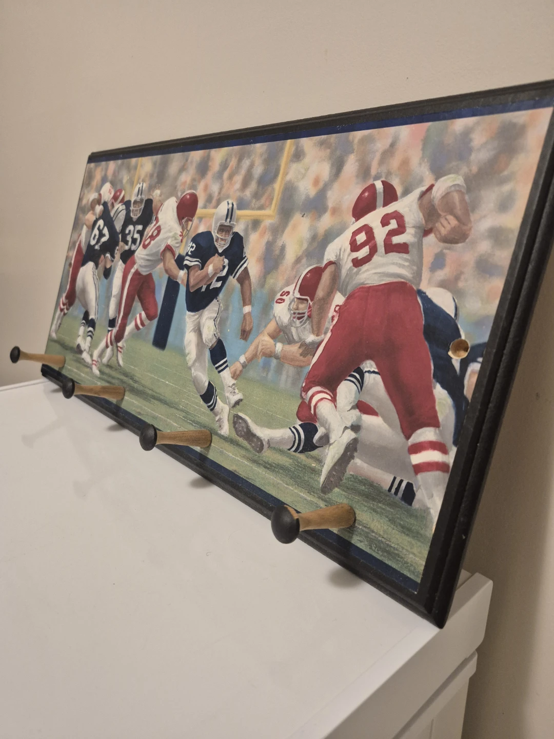 Vintage Football Wall Mount Rack - photo 2