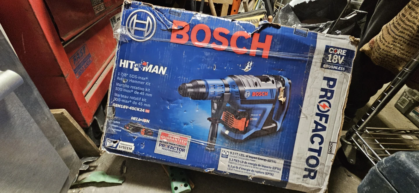 Bosch GBH18V-45CK24 1-7/8" SDS-max Rotary Hammer Kit🏈