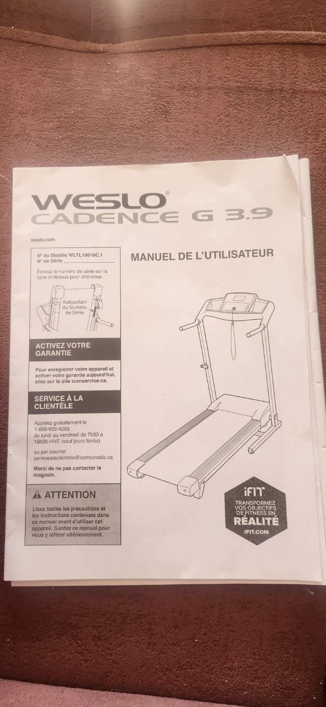 Weslo Cadence G 3.9 Treadmill - photo 5