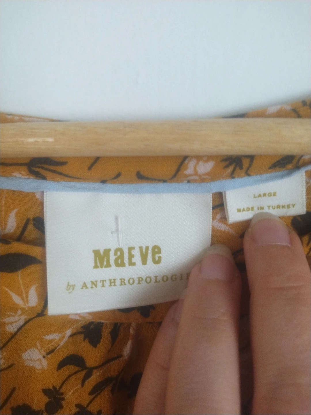 Maeve by Anthropologie Yellow Floral Peplum Blouse - photo 2