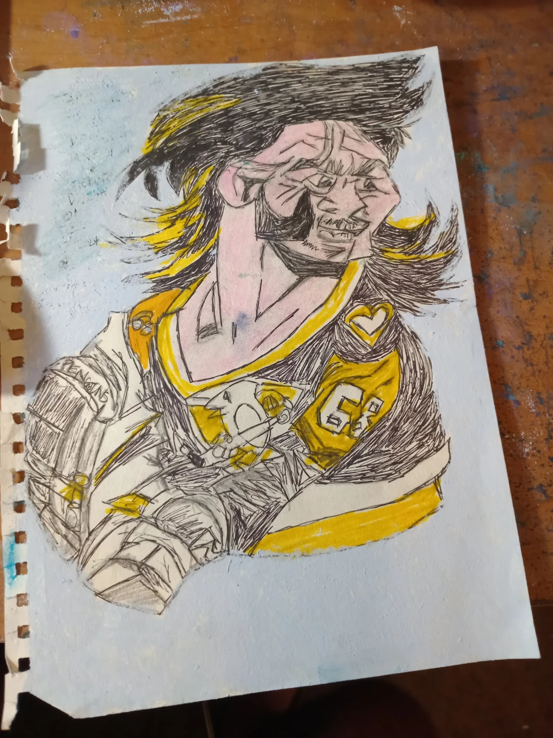 Jagr Drawing Illustration by Custom artist Sherwin - photo 3