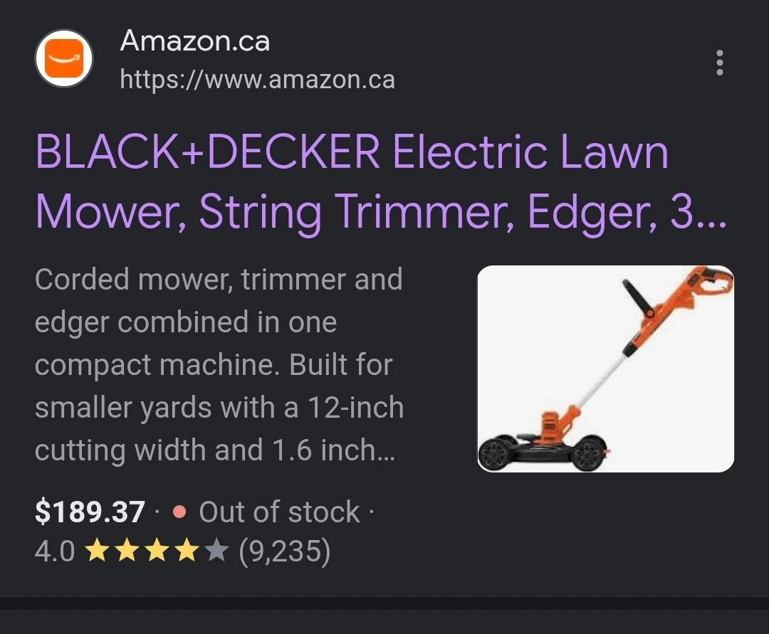 BLACK+DECKER 3-in-1 Electric Lawn Mower and Trimmer - photo 3