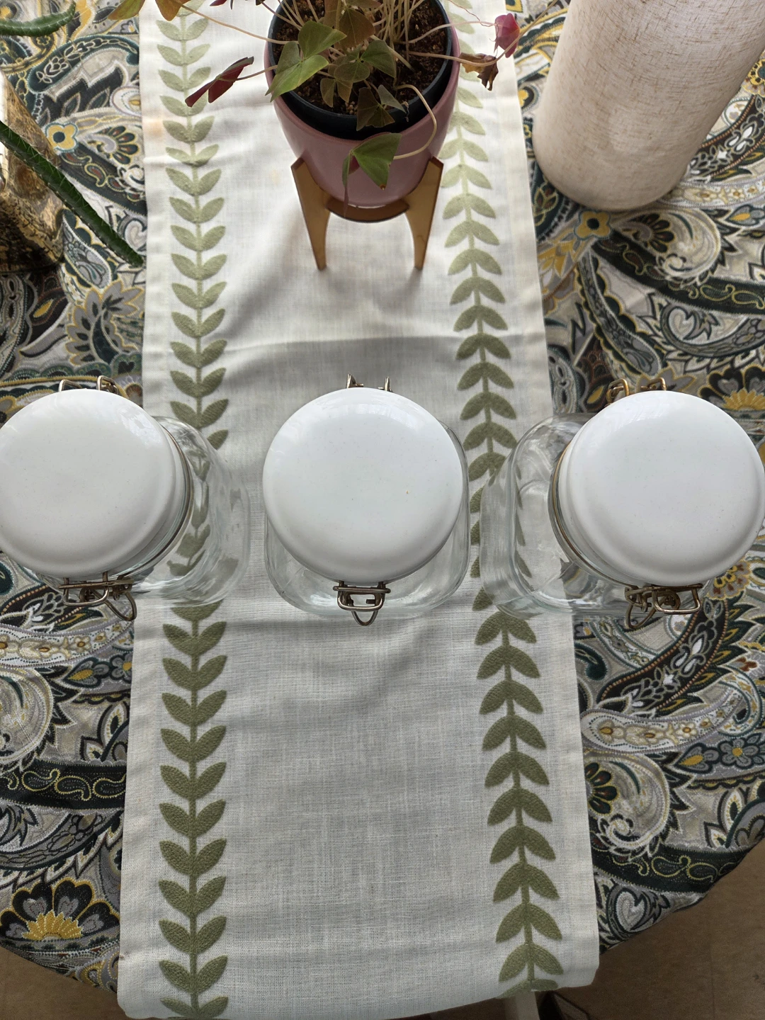 Set of 3 Glass Jars with Lids - photo 2