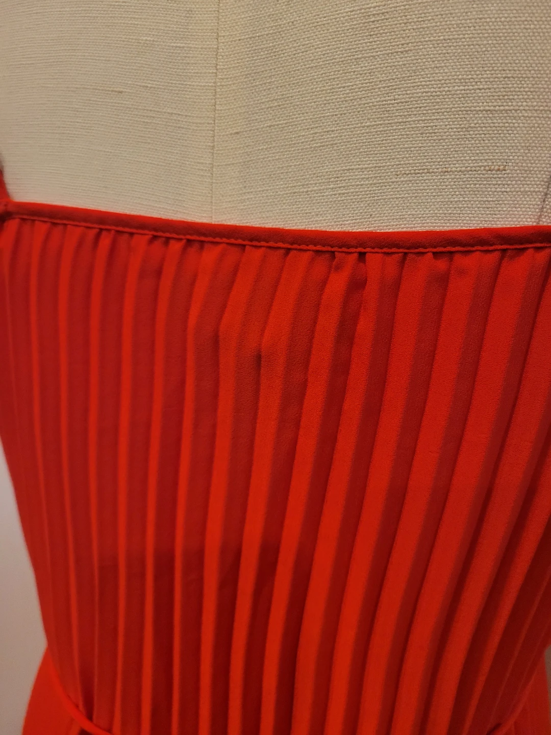 Banana Republic Red Pleated Maxi Dress - photo 5