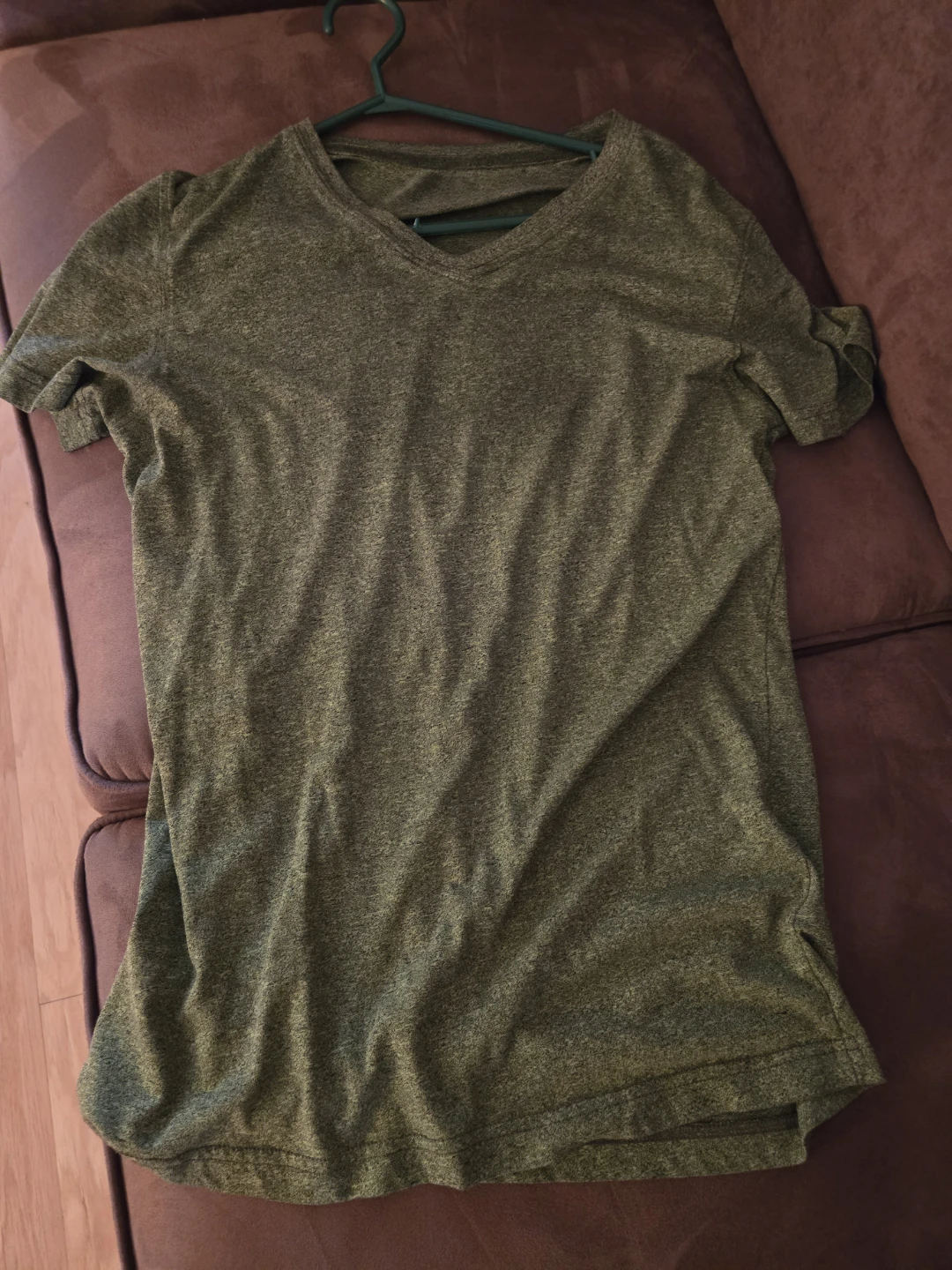 Green V-Neck Shirt 🏈
