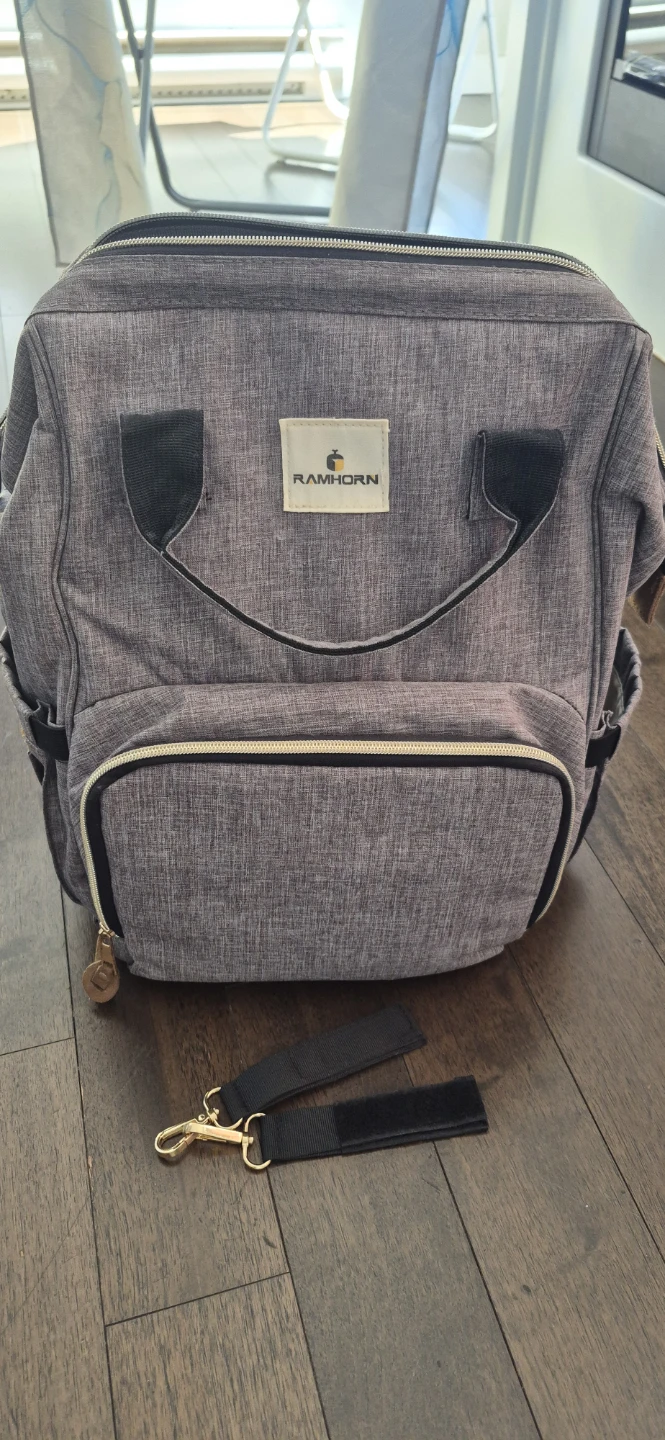 Ramhorn Grey Diaper Backpack - photo 4