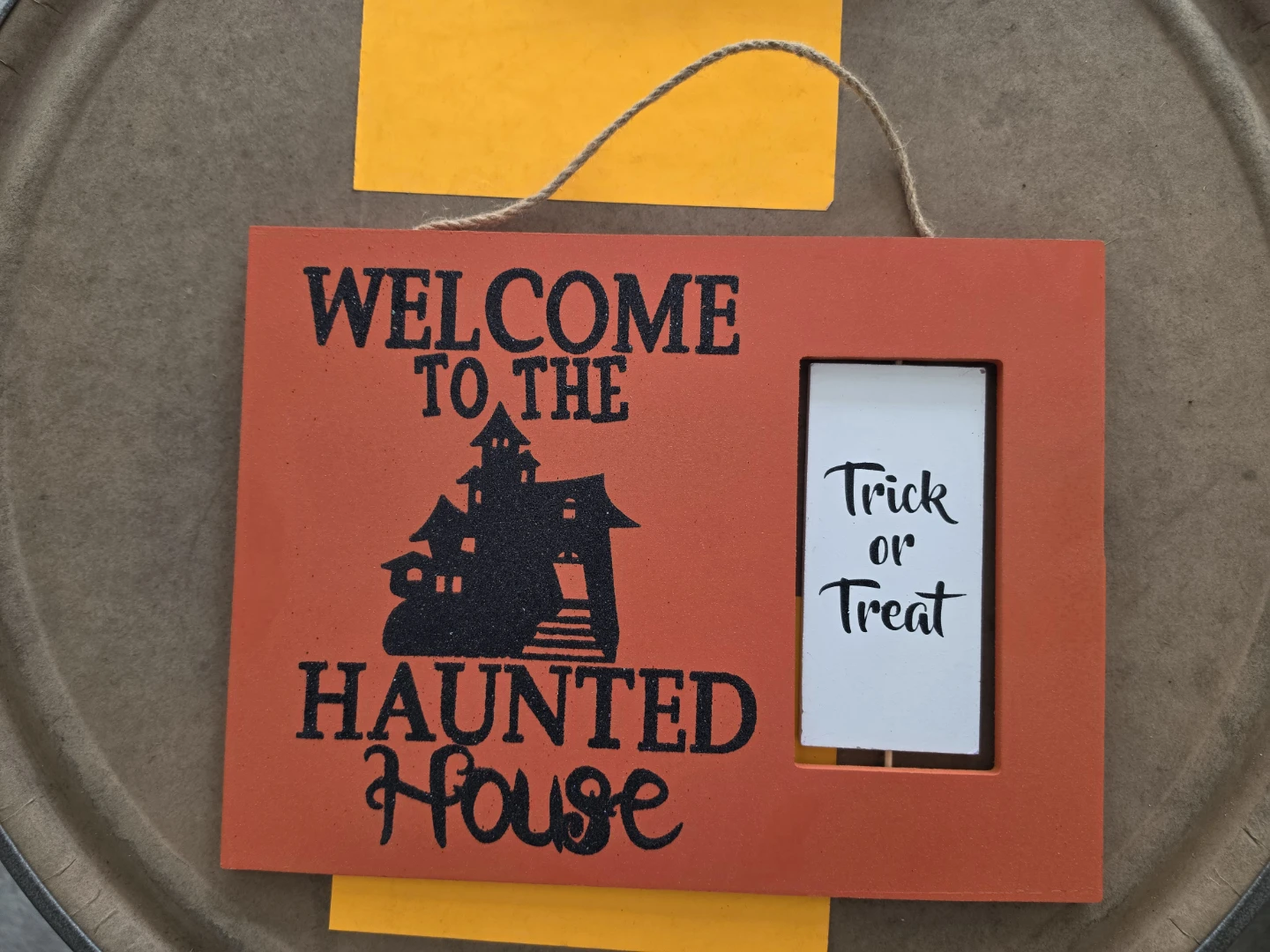 Halloween Reversible Door Sign( Item #006)