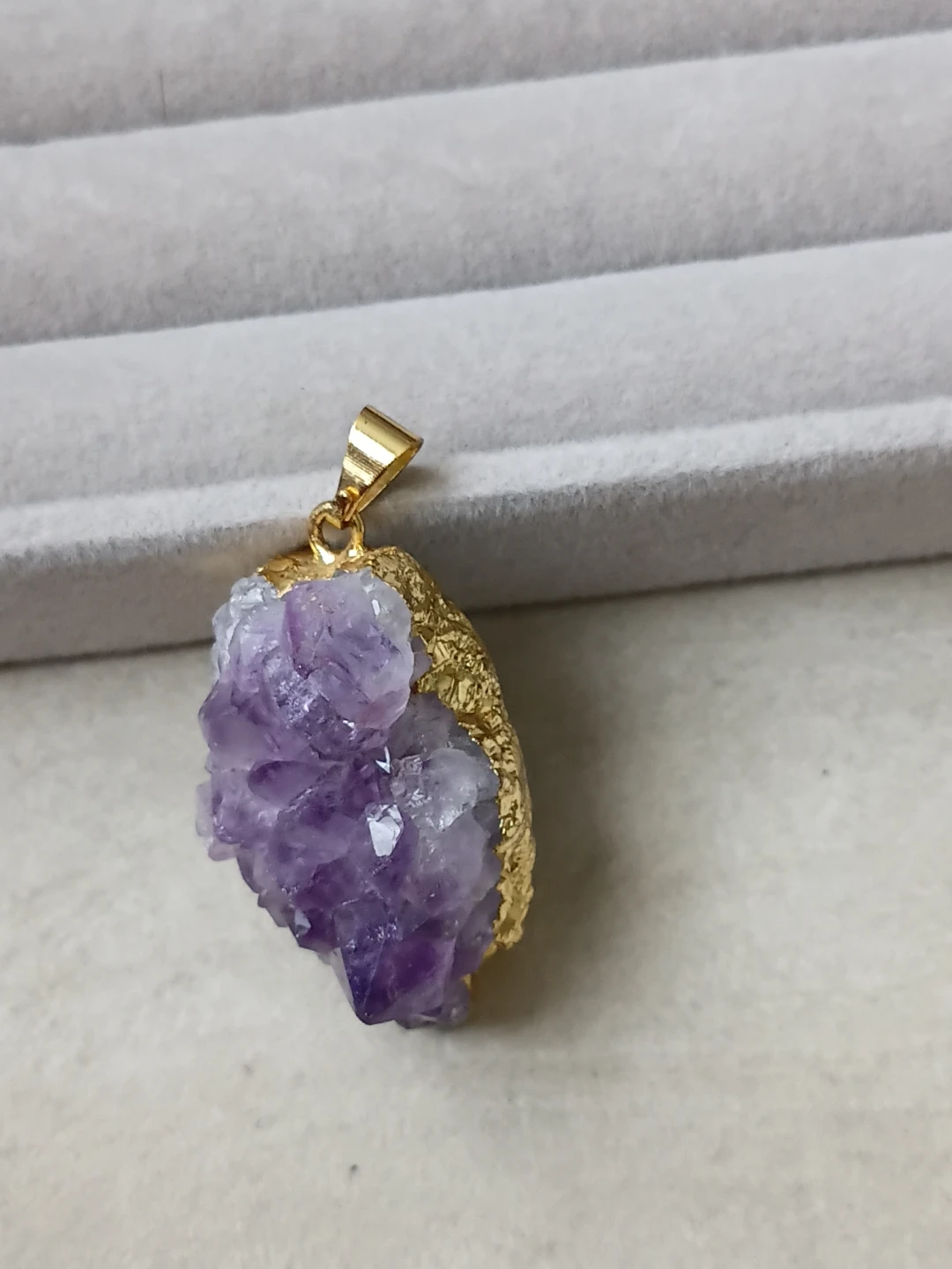 Amethyst Crystal Pendant - photo 2