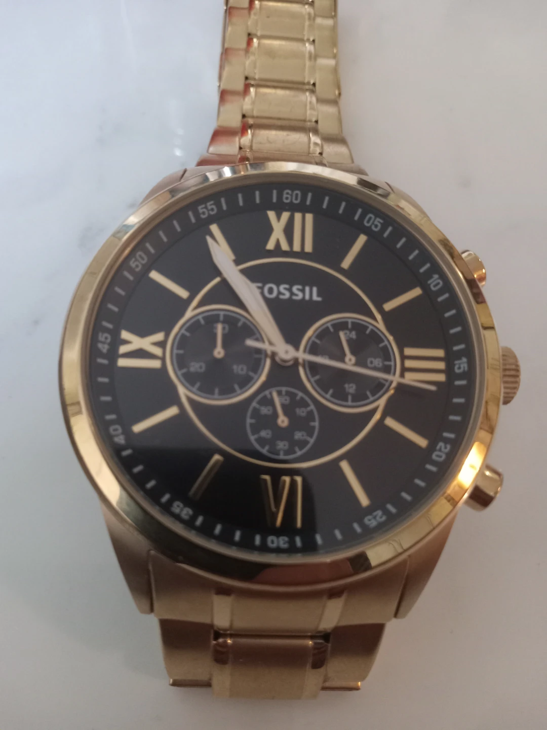 Fossil BQ1776 Gold-Tone Chronograph Watch - photo 2