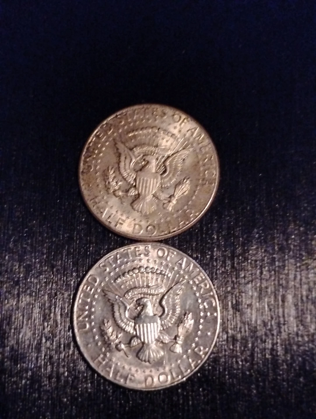 Two 1964 United States Kennedy Half Dollars - photo 2