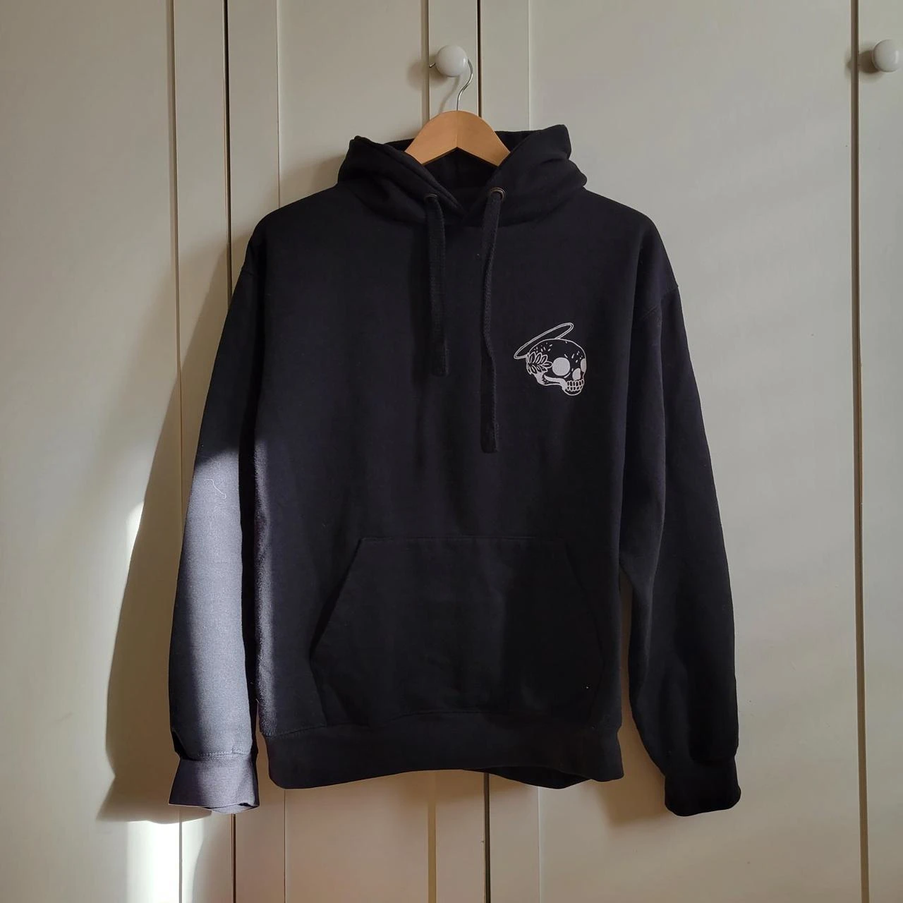 Screenprinted skeleton hoodie - photo 2