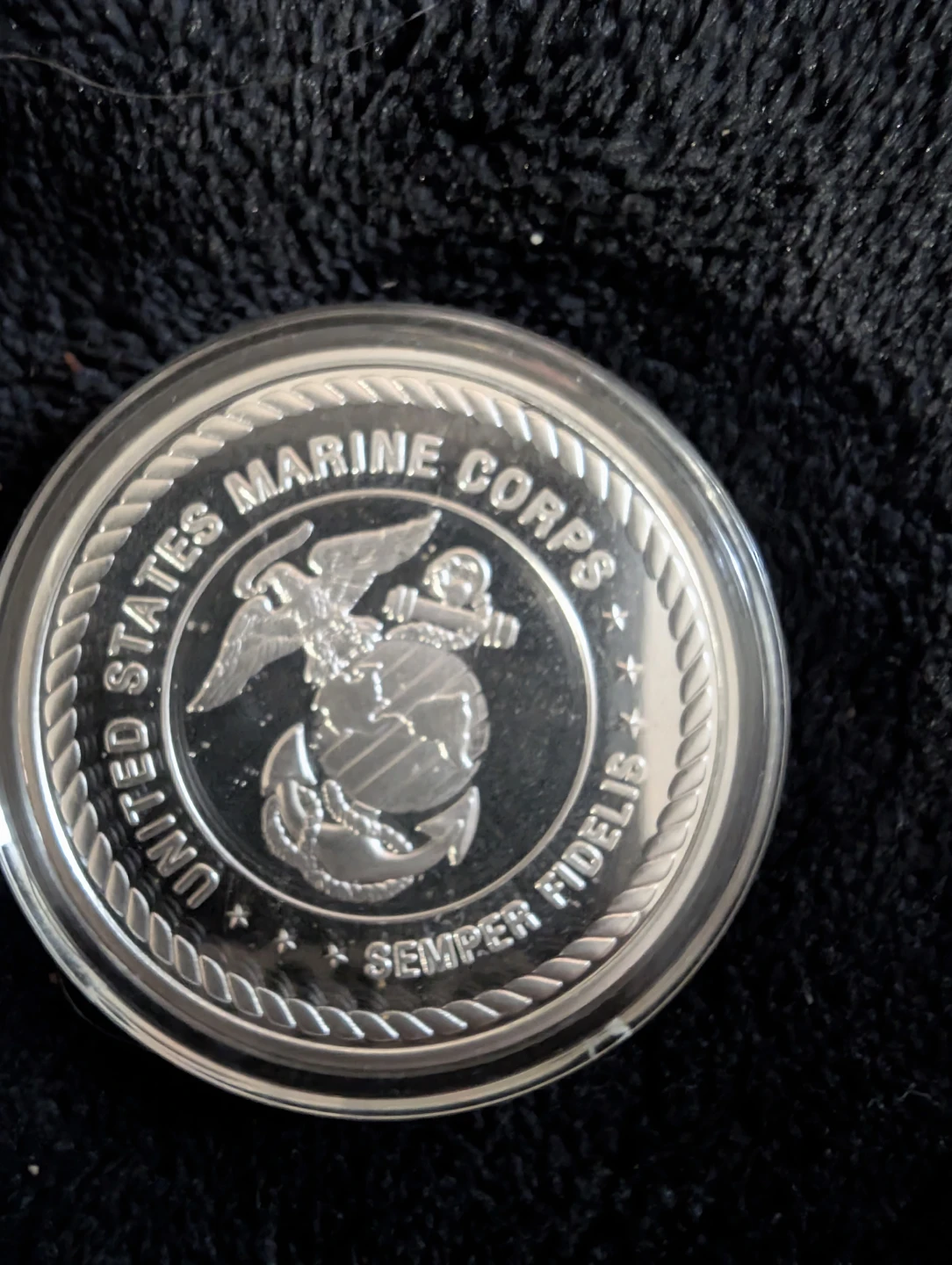 United States Marine Corps 1 Troy Ounce .999 Silver Coin