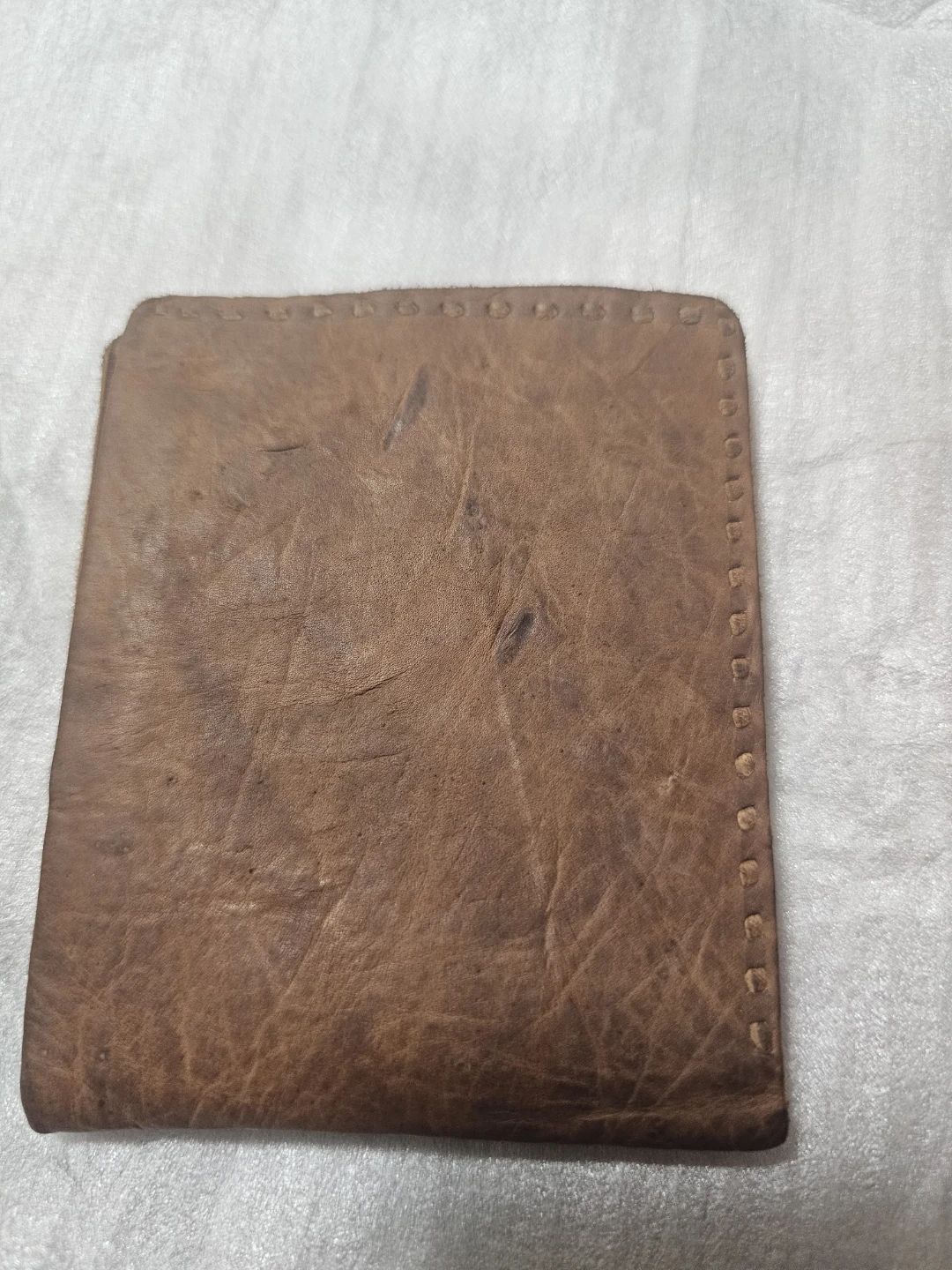 Brown Leather Bifold Wallet - photo 3