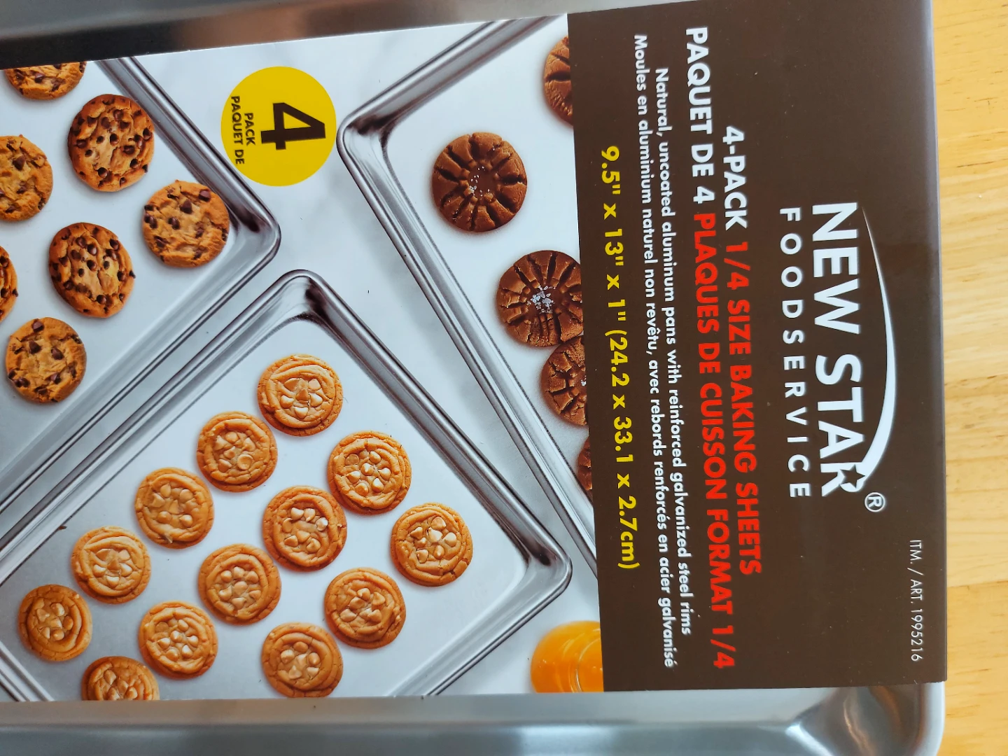 New Star Foodservice 4-Pack 1/4 Size Baking Sheets - photo 4