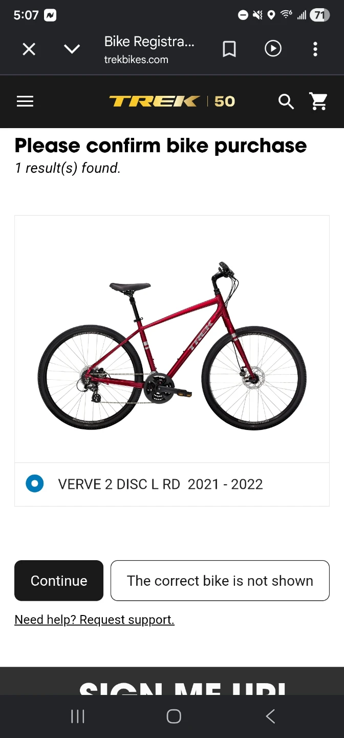 Trek Verve 2 Disc Hybrid Bike Size Large - photo 4