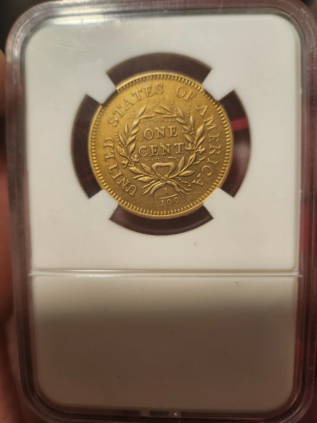 1793 Liberty Cap One Cent Coin - photo 2