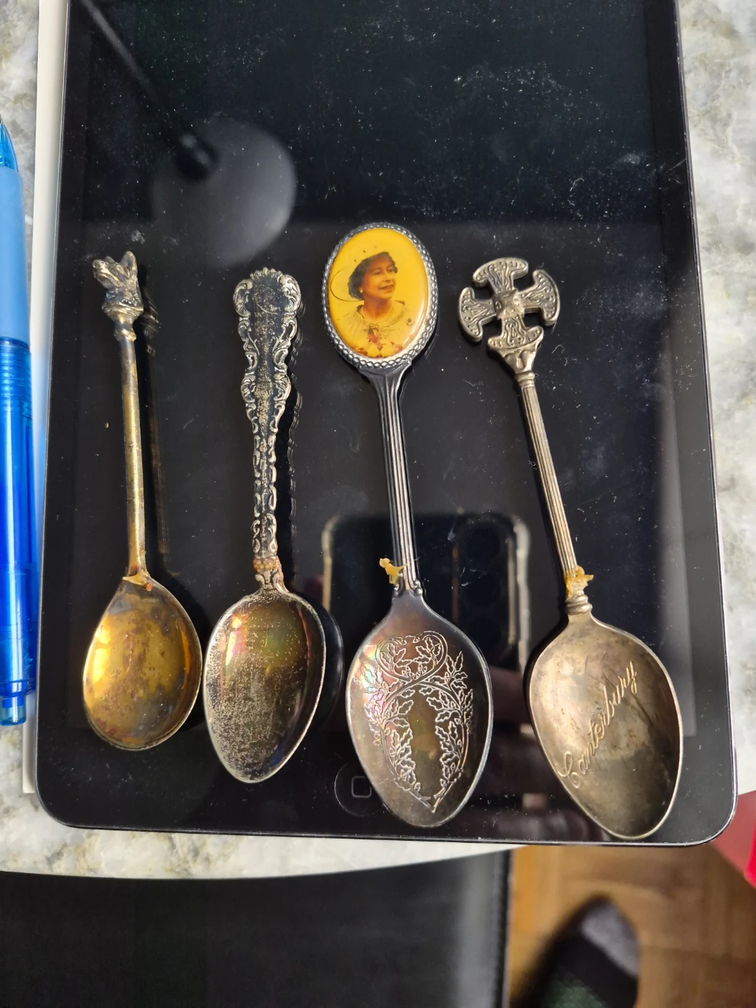 Set of 4 Collectible Souvenir rare Spoons - photo 3