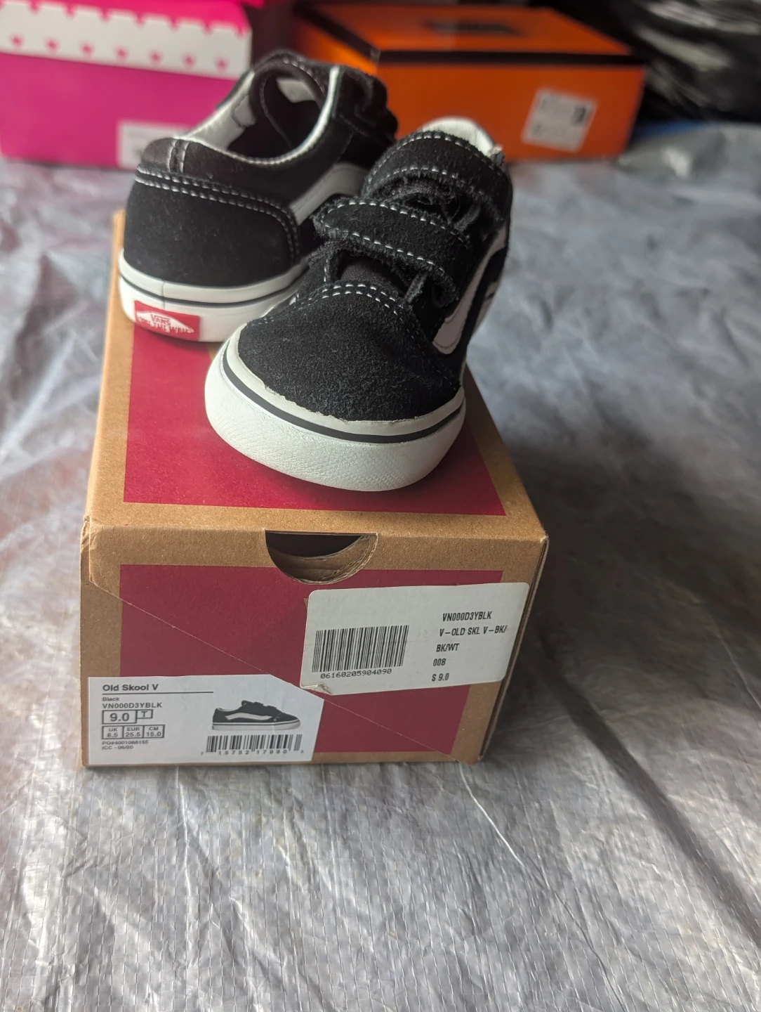 Vans Old Skool V Toddler Shoes Size 9 - photo 3