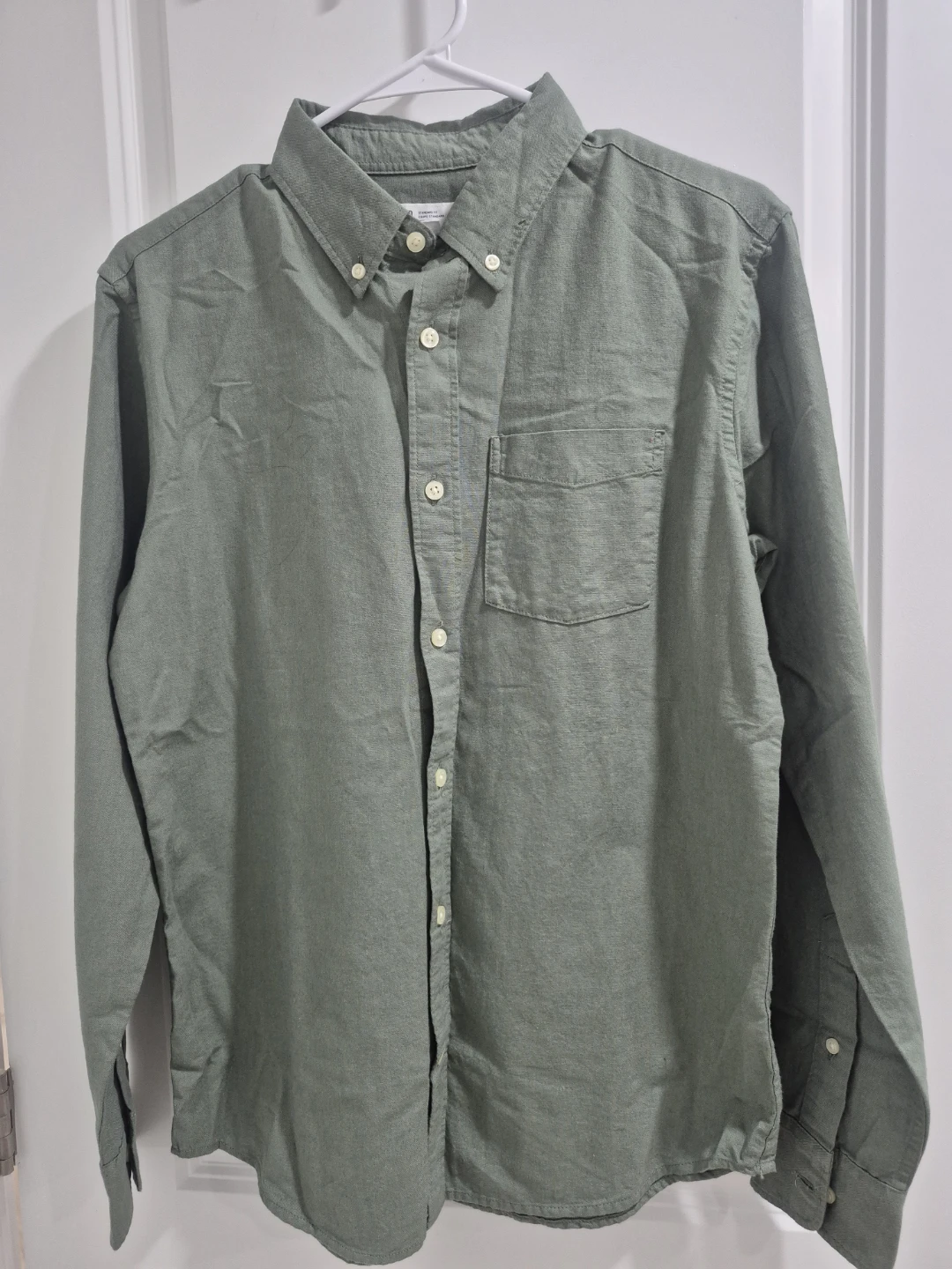 Gap Olive Green Long Sleeve Shirt - photo 2