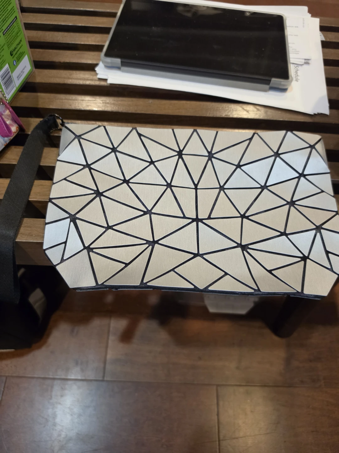 Emilio Pepe Geometric Clutch Bag