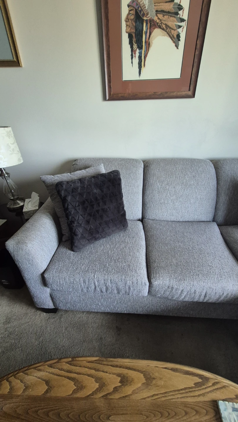 Grey Reversible Sectional Sofa 🏈 - photo 3