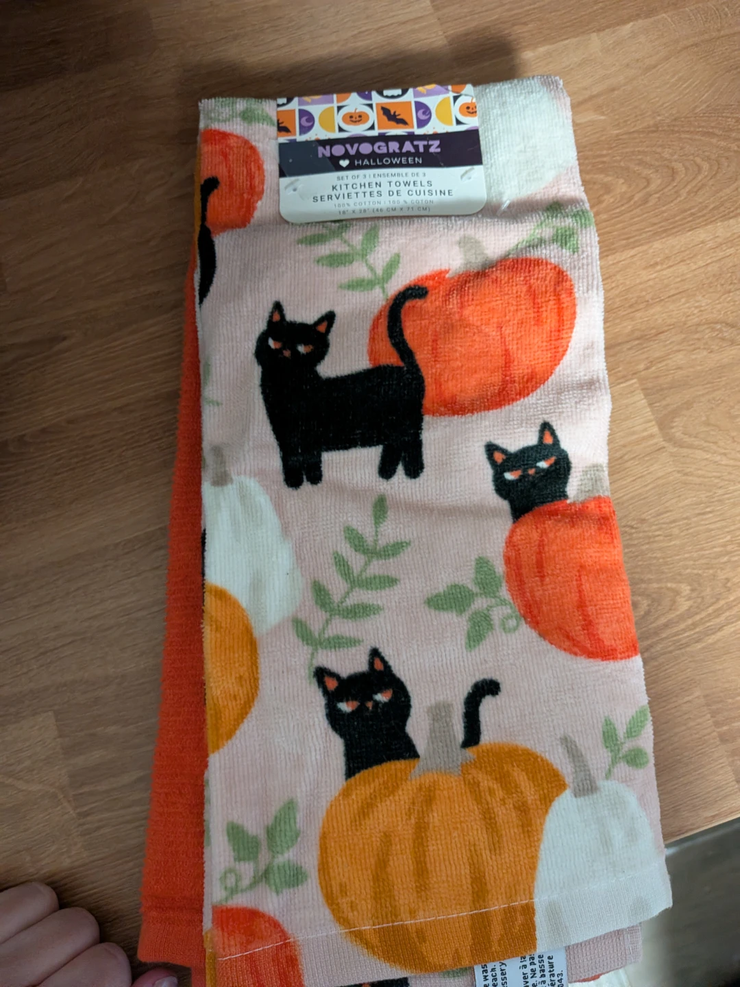 Novogratz Halloween Kitchen Towels, Set of 3