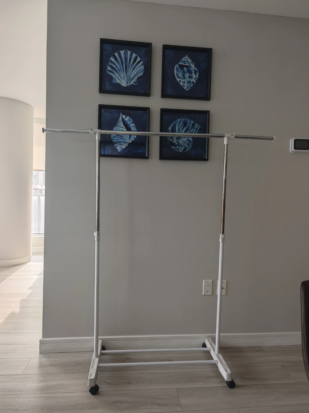 Adjustable Rolling Garment Rack