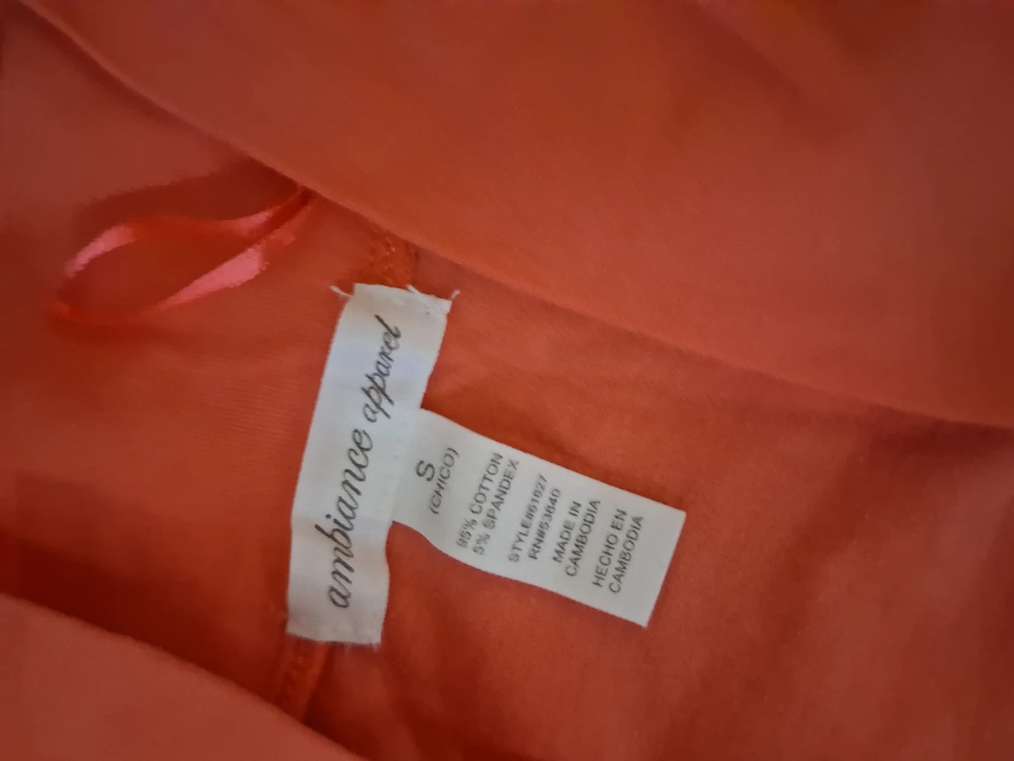 Ambiance Apparel Orange Shrug - photo 2