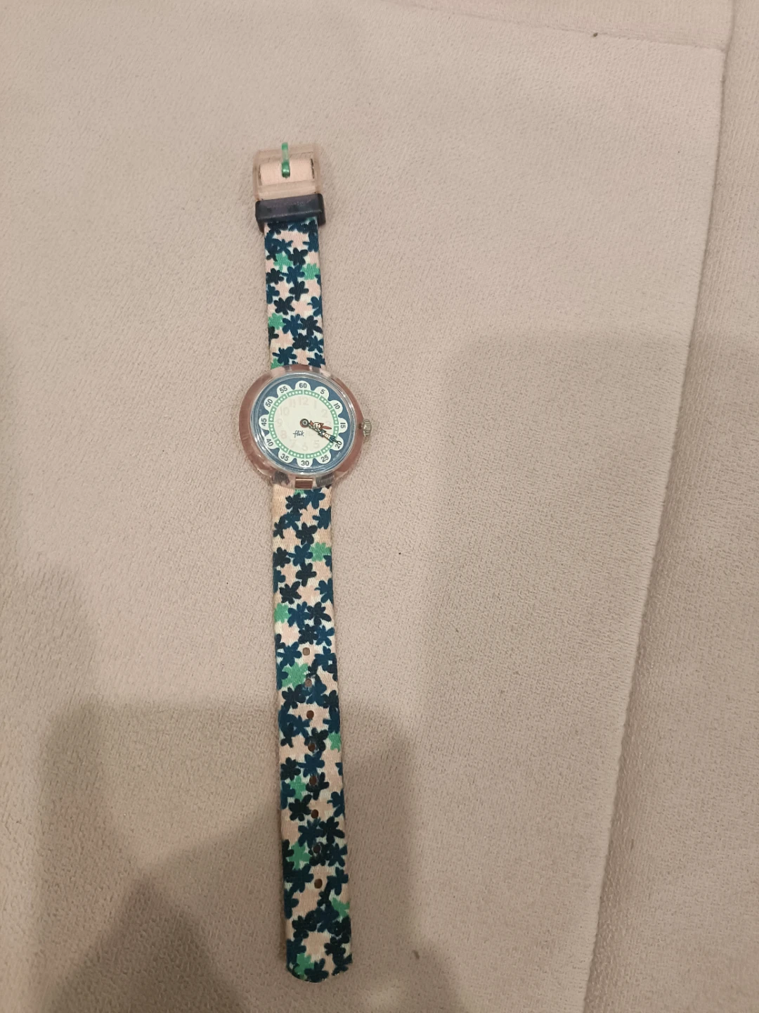 Flik Flak Floral Print Children's Watch